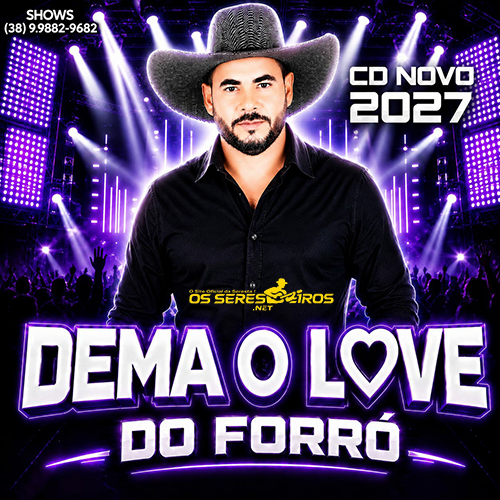 DEMA O LOVE DO FORRÓ CD NOVO 2027
