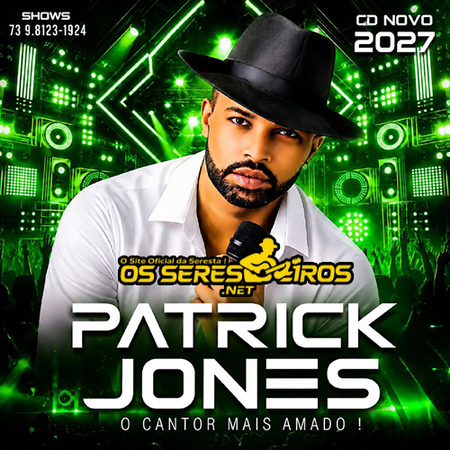 PATRICK JONES CD NOVO 2027