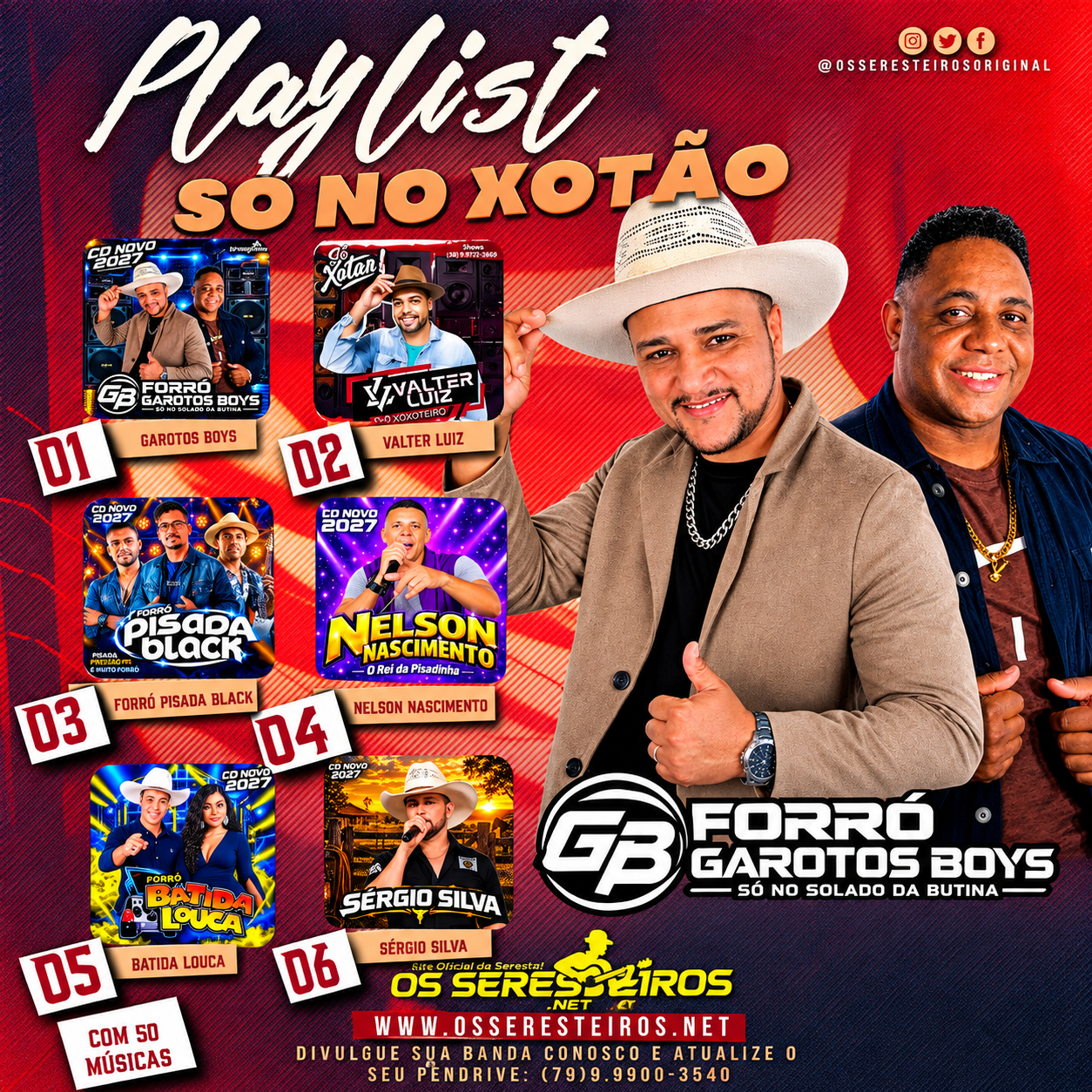 PLAYLIST SÓ NO XOTÃO 2027